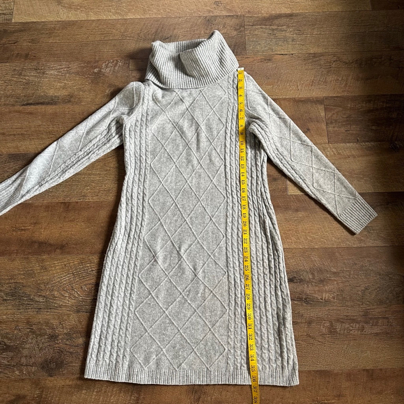 Women's Talbots Sweater Dress Size S Gray - Picture 6 of 6